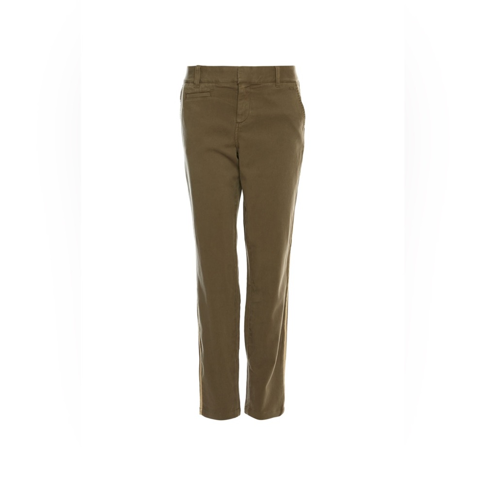 Ecru Mitchell Chinos in Army Green
